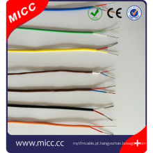 Fio de termopar tipo MICC J com revestimento de PTFE